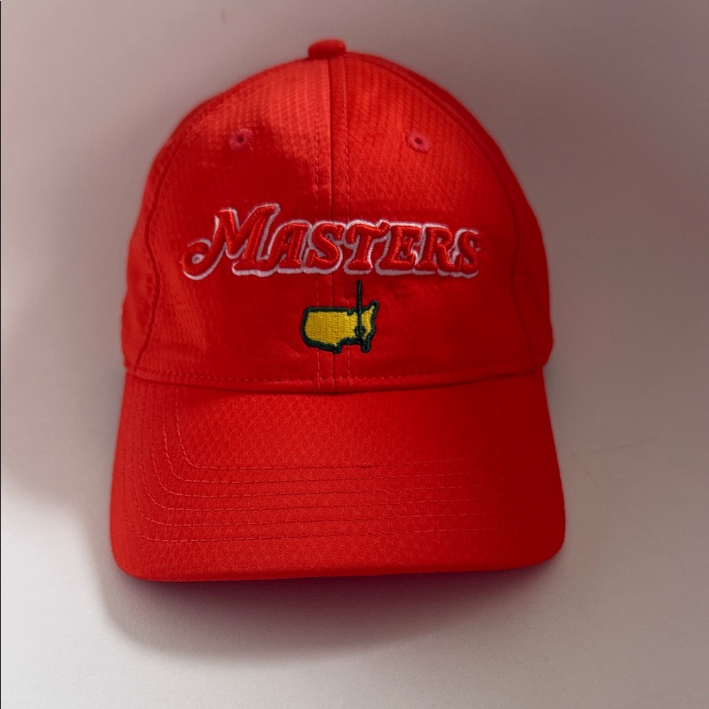 2022 MASTERS AHEAD youth performance hat - orange - UPF 30